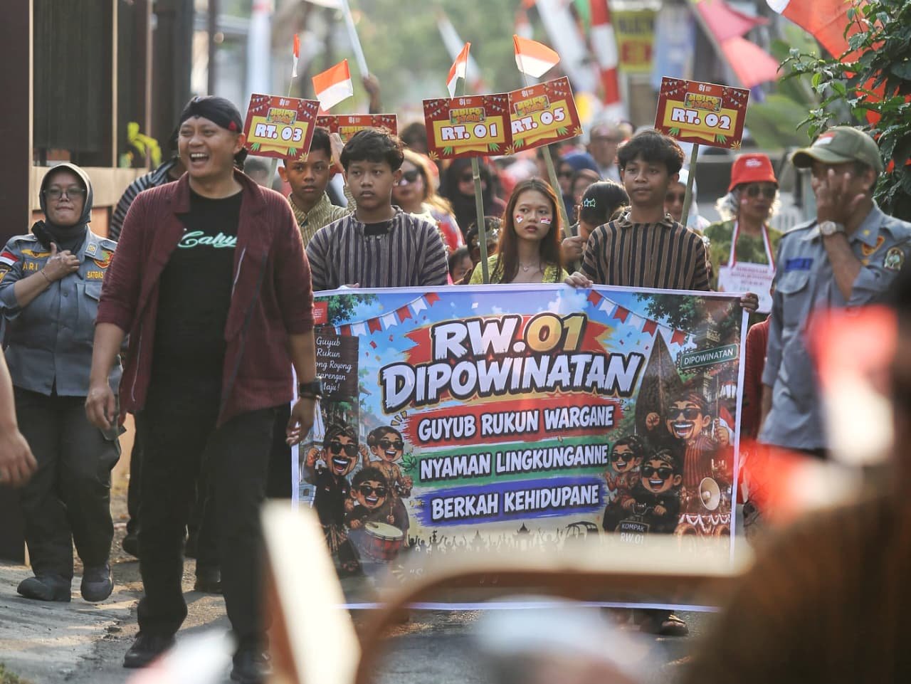 HUT RI ke-81, Kampung Dipowinatan Gelar Karnaval hingga Pesta Rakyat Sepanjang Agustus